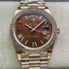 1:1 SUPER REPLICA ROLEX DAY DATE M228345RBR-0009 EW FACTORY GOLD STRAP