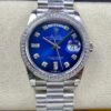 1:1 SUPER REPLICA ROLEX DAY DATE M128396TBR-0008 36MM GM FACTORY DIAMOND-SET BEZEL