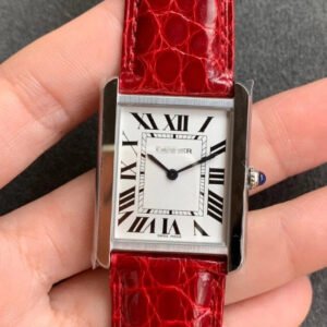 1:1 SUPER REPLICA CARTIER TANK W5200005 K11 FACTORY STAINLESS STEEL BEZEL