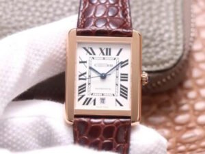 1:1 SUPER REPLICA CARTIER TANK W5200026 V9 FACTORY WHITE DIAL