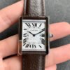 1:1 SUPER REPLICA CARTIER TANK WSTA0030 K11 FACTORY STAINLESS STEEL BEZEL