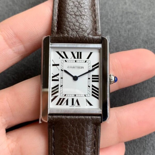 1:1 SUPER REPLICA CARTIER TANK WSTA0030 K11 FACTORY STAINLESS STEEL BEZEL
