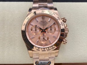 1:1 SUPER REPLICA ROLEX DAYTONA M116505-0012 BT FACTORY ROSE STRAP