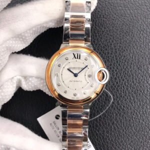 1:1 SUPER REPLICA BALLON BLEU DE CARTIER 28MM V6 FACTORY STAINLESS STEEL BEZEL