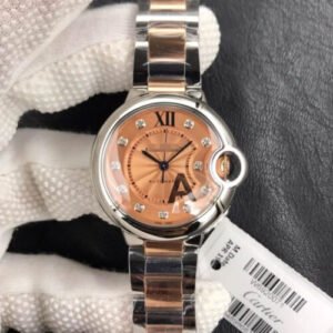 1:1 SUPER REPLICA BALLON BLEU DE CARTIER 33MM V6 FACTORY STAINLESS STEEL BEZEL