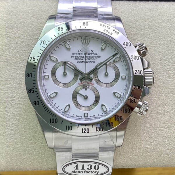 1:1 SUPER REPLICA ROLEX COSMOGRAPH DAYTONA 116520LN CLEAN FACTORY STAINLESS STEEL STRAP