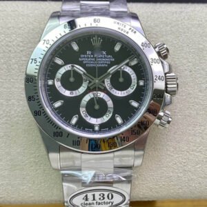 1:1 SUPER REPLICA ROLEX COSMOGRAPH DAYTONA 116520 CLEAN FACTORY BLACK DIAL