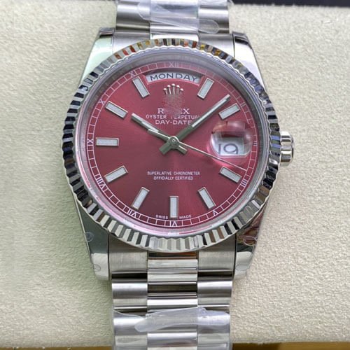 1:1 SUPER REPLICA ROLEX DAY DATE 118239 EW FACTORY STAINLESS STEEL STRAP