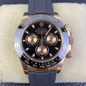1:1 SUPER REPLICA ROLEX COSMOGRAPH DAYTONA M116515LN-0017 CLEAN FACTORY BLACK RUBBER STRAP