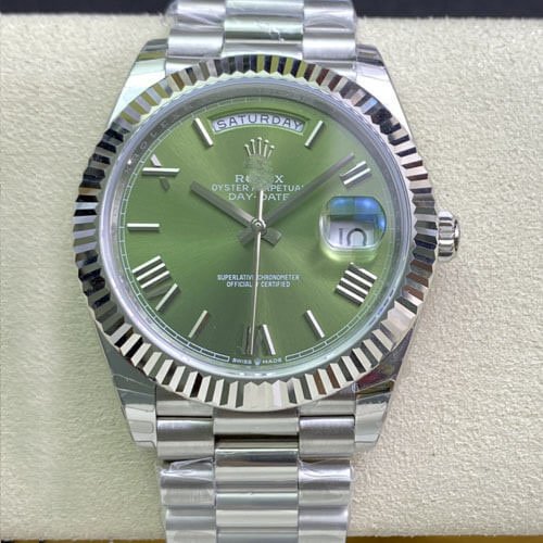 1:1 SUPER REPLICA ROLEX DAY DATE M228239-0033 EW FACTORY STAINLESS STEEL STRAP