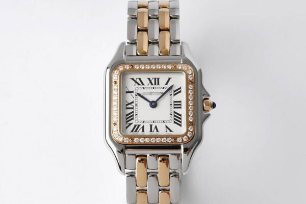 1:1 SUPER REPLICA PANTHERE DE CARTIER W3PN0007 27MM BV FACTORY DIAMOND BEZEL