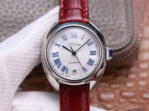 1:1 SUPER REPLICA CLE DE CARTIER WSCL0017 V6 FACTORY BROWN STRAP
