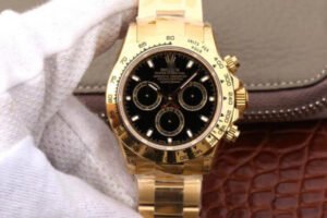 1:1 SUPER REPLICA ROLEX DAYTONA COSMOGRAPH M116508-0004 JH FACTORY GOLD CASE