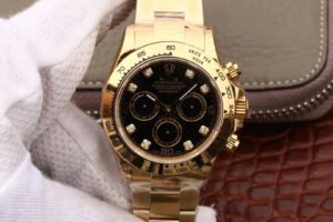 1:1 SUPER REPLICA ROLEX DAYTONA COSMOGRAPH M116508-0008 JH FACTORY STAINLESS STEEL BEZEL