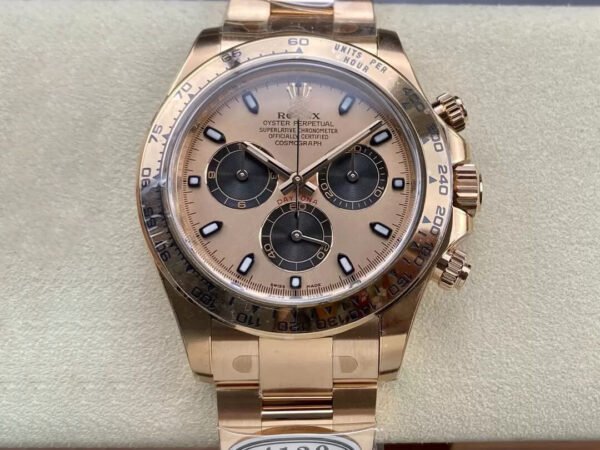 1:1 SUPER REPLICA ROLEX COSMOGRAPH DAYTONA M116505-0009 CLEAN FACTORY GOLD STRAP