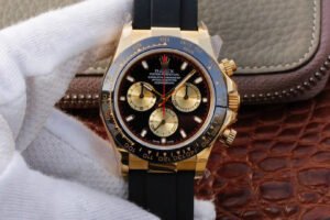 1:1 SUPER REPLICA ROLEX DAYTONA COSMOGRAPH M116518LN-0047 JH FACTORY RUBBER STRAP