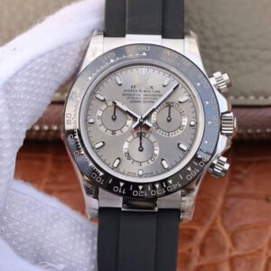 1:1 SUPER REPLICA ROLEX DAYTONA COSMOGRAPH M116519LN JH FACTORY RUBBER STRAP