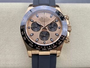 1:1 SUPER REPLICA ROLEX COSMOGRAPH DAYTONA M116515LN-0018 CLEAN FACTORY CERAMIC RUBBER STRAP
