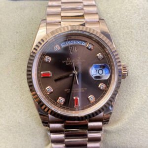 1:1 SUPER REPLICA ROLEX DAY DATE 118235 EW FACTORY DIAMOND-SET DIAL