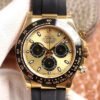 1:1 SUPER REPLICA ROLEX DAYTONA M116518LN-0048 NOOB FACTORY CHAMPAGNE DIAL 4130 MOVEMENT