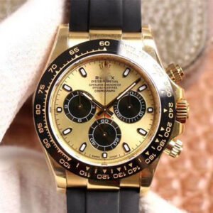 1:1 SUPER REPLICA ROLEX DAYTONA M116518LN-0048 NOOB FACTORY CHAMPAGNE DIAL 4130 MOVEMENT