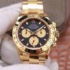 1:1 SUPER REPLICA ROLEX DAYTONA M116508-0009 NOOB FACTORY BLACK DIAL 4130 MOVEMENT