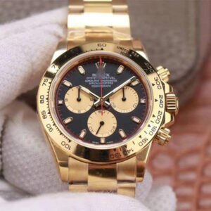 1:1 SUPER REPLICA ROLEX DAYTONA M116508-0009 NOOB FACTORY BLACK DIAL 4130 MOVEMENT