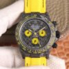 1:1 SUPER REPLICA ROLEX DAYTONA DIW RETROFIT VERSION WWF FACTORY YELLOW STRAP
