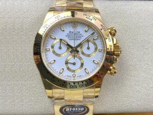 1:1 SUPER REPLICA ROLEX DAYTONA M116508-0001 BT FACTORY GOLD CASE