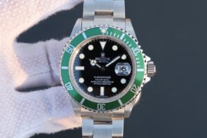 1:1 SUPER REPLICA ROLEX SUBMARINER 16610LV-93250 JF FACTORY STAINLESS STEEL STRAP