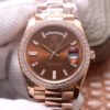 1:1 SUPER REPLICA ROLEX DAY DATE M228345RBR-0006 EW FACTORY BROWN DIAL