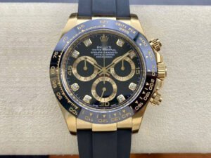 1:1 SUPER REPLICA ROLEX COSMOGRAPH DAYTONA M116518LN-0078 CLEAN FACTORY RUBBER STRAP