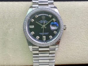 1:1 SUPER REPLICA ROLEX DAY DATE 118346 36MM EW FACTORY STAINLESS STEEL STRAP