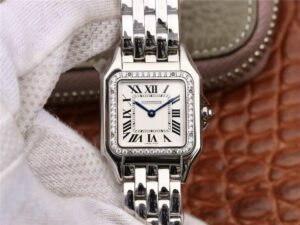 1:1 SUPER REPLICA PANTHERE DE CARTIER W4PN0008 GF FACTORY DIAMOND-SET BEZEL