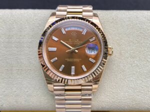 1:1 SUPER REPLICA ROLEX DAY DATE 228235 EW FACTORY GOLD STRAP