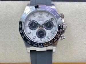 1:1 SUPER REPLICA ROLEX DAYTONA M116519LN-0038 NOOB FACTORY GREY RUBBER STRAP