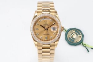 1:1 REPLICA ROLEX DAY DATE M128348RBR-0008 EW FACTORY GOLD CASE