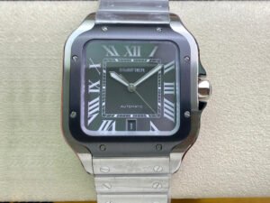1:1 SUPER REPLICA CARTIER SANTOS WSSA0037 GF FACTORY V2 SILVER STRAP