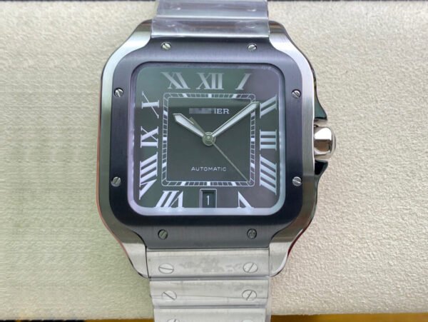 1:1 SUPER REPLICA CARTIER SANTOS WSSA0037 GF FACTORY V2 SILVER STRAP