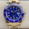 1:1 SUPER REPLICA ROLEX SUBMARINER M116618LB-0003 CLEAN FACTORY GOLD STRAP