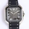 1:1 SUPER REPLICA CARTIER SANTOS WSSA0037 GF FACTORY V2 BLACK STRAP