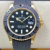 1:1 SUPER REPLICA ROLEX YACHT MASTER M226658-0001 42MM OW FACTORY BLACK RUBBER STRAP