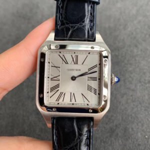 1:1 SUPER REPLICA CARTIER SANTOS WSSA0022 MEN WATCHES BLACK RUBBER STRAP