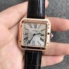 1:1 SUPER REPLICA CARTIER SANTOS WGSA0021 MEN WATCHES BLACK STRAP