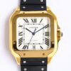 1:1 SUPER REPLICA CARTIER SANTOS WGSA0009 GF FACTORY V2 YELLOW CASE