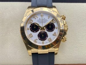 1:1 SUPER REPLICA ROLEX COSMOGRAPH DAYTONA 116528 CLEAN FACTORY BLACK RUBBER STRAP