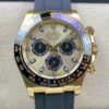 1:1 SUPER REPLICA ROLEX COSMOGRAPH DAYTONA M116518LN-0048 CLEAN FACTORY GREY RUBBER STRAP