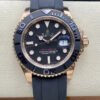 1:1 SUPER REPLICA ROLEX YACHT MASTER M126655-0002 CLEAN FACTORY RUBBER STRAP