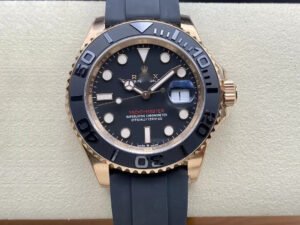 1:1 SUPER REPLICA ROLEX YACHT MASTER M126655-0002 CLEAN FACTORY RUBBER STRAP