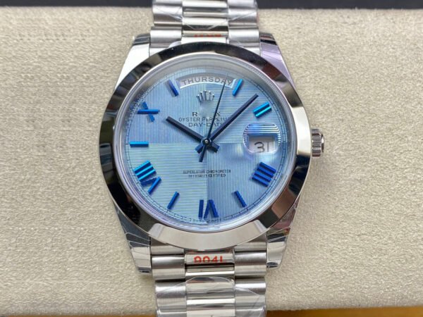 1:1 SUPER REPLICA ROLEX DAY DATE M228206-0001 EW FACTORY STAINLESS STEEL STRAP